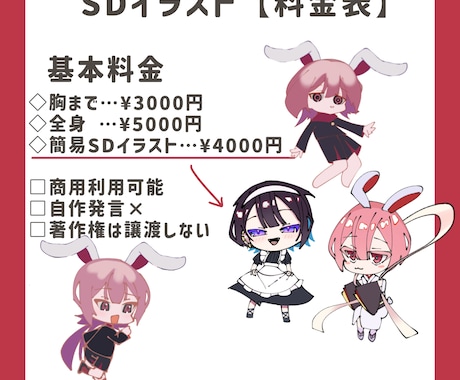 最短1日!立ち絵制作します TRPG|IRIAM|配信用等のイラスト制作をしております。 イメージ2