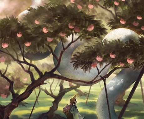 ノスタルジックで心温まる世界観イラスト描きます 見ているだけで物語が始まる、やさしい世界、キャラも背景込み イメージ2