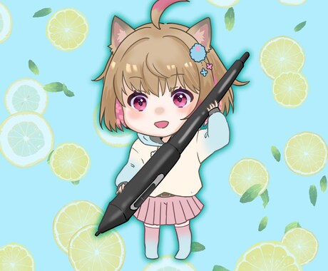 まるっと可愛いSDイラスト描きます 見た瞬間「好き」をつくる愛嬌。 イメージ2