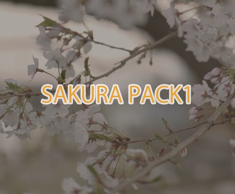 桜の映像素材パック1-7 桜の動画素材売ります ビデオストックサービスで売れている映像素材をセットで販売 イメージ1