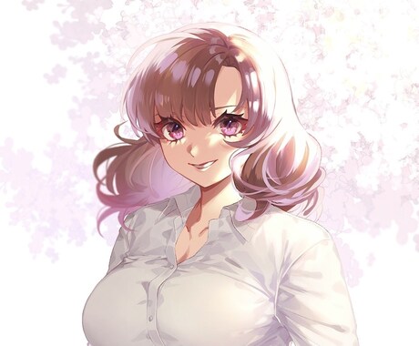 立ち絵、ソシャゲ風キャライラスト制作します キャラクターの立ち絵制作します！ イメージ1