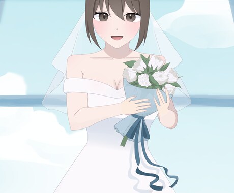 量産ウエディングイラスト描きます ジューンブライドに使えるイラストを！ イメージ2