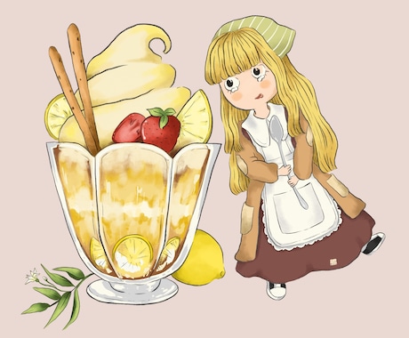 ゆるレトロ絵本風イラスト描きます あなたの想いを絵本風に描きます イメージ2