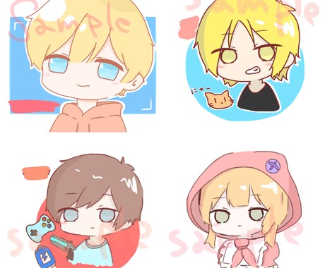 アイコン、イラスト描きます SNS等のアイコンイラスト！！！ イメージ1