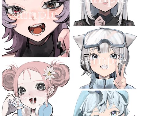 あなただけのイラストを作成します SNSのアイコンやサムネイルに！ イメージ1