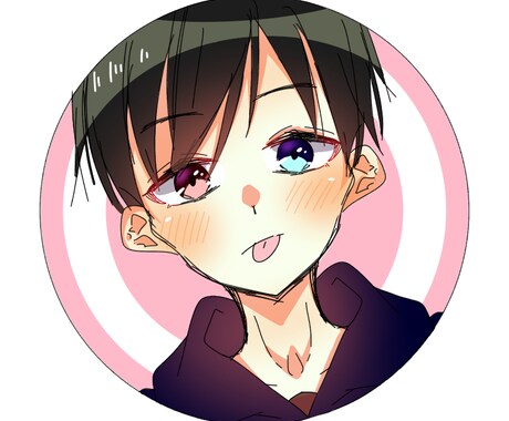 SMSのアイコン描きます アイコンが決まらない又はオリキャラをアイコンにしたい方に イメージ1