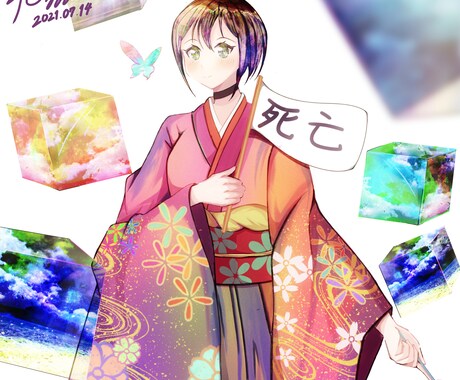 女の子キャラ限定　様々な媒体で使えるイラストます 様々な媒体で使えるイラストの提供 イメージ2