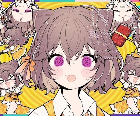 高品質で可愛いイラストをお描きします ヘッダーや動画の立ち絵に！キャラクターイラスト全般承ります！ イメージ1