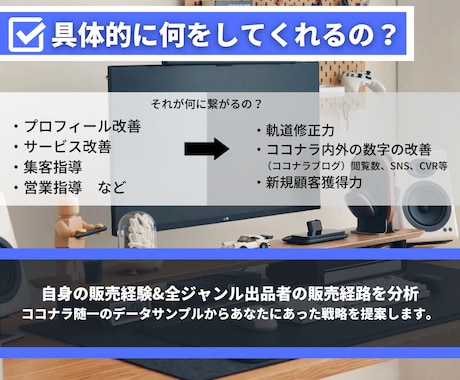 集客・営業まで一気通貫！ココナラ攻略コンサルします 全戦略ファイル提供）約15日間でココナラのいろはを網羅！ イメージ2