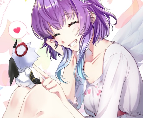 イラストアイコン制作します かわいい女の子をアイコンにしよう！ イメージ1