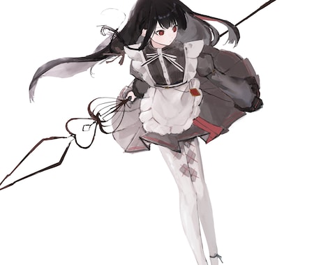 背景無しのキャラクターイラストを描きます イメージ1