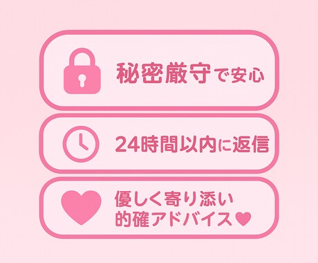 恋愛LINE相談&LINE返信サポートします 優しく寄り添いながら、必要なときはズバッと指摘！ イメージ2