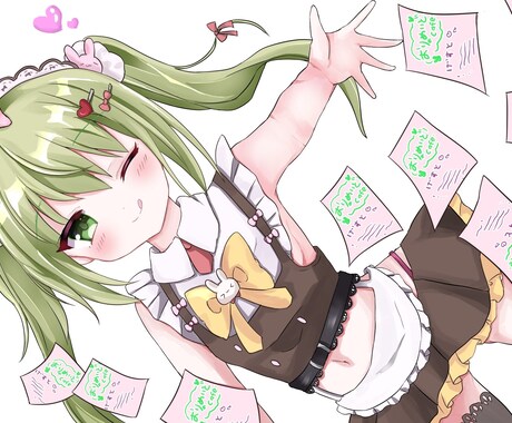 商用可！安く！可愛く！描きます かわいい！アニメ調！萌え系イラストがお好きな方に♪ イメージ2