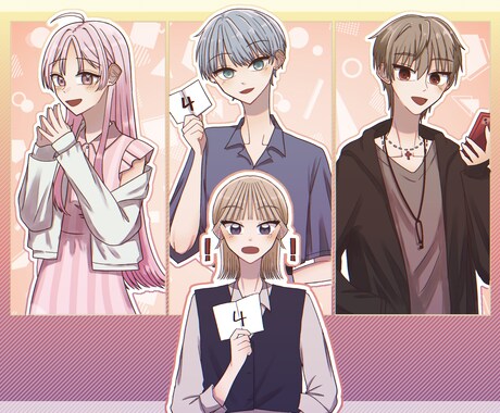 配信者様＆クリエイター様向けイラストを描きます MV、歌みた、立ち絵、切り抜き、TRPG等に使えます◎ イメージ2