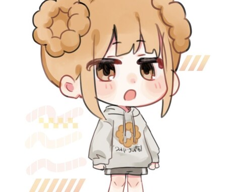 全身¥2000で描写可能！可愛いミニキャラ描きます 初出品のため今回限りの最低価格です。実績公開可能な方激求 イメージ1