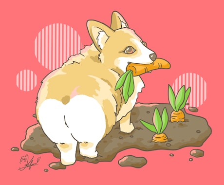 ポップでかわいい！動物イラストを制作します 遊び心あふれる動物イラストで日常に彩りを！ イメージ1