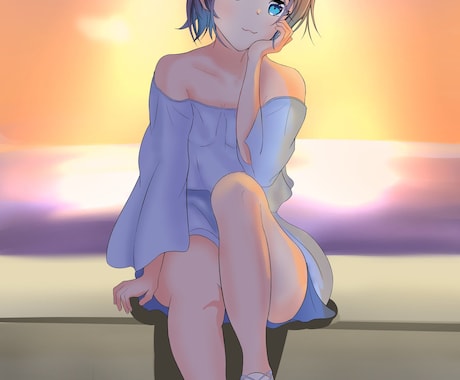 アニメ系イラスト、ロゴアイコン背景美術制作します ロゴやゲーム用背景が必要な方へ イメージ2
