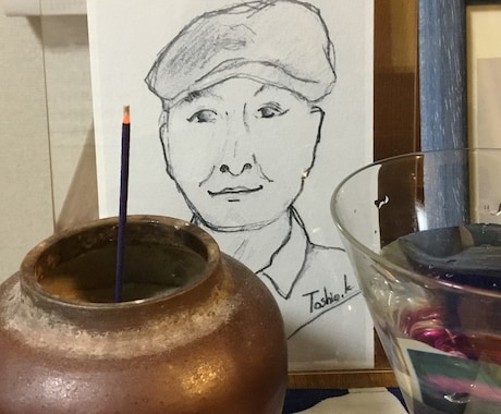 遺影を描きます 家族やご自分の遺影を色々な形で描かせて頂きます。遺影以外も！ イメージ2
