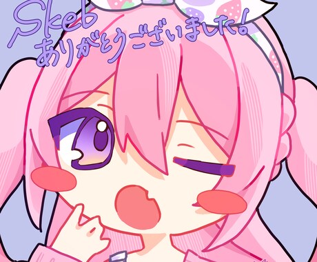 かわいさ重視のミニキャラアイコンを制作します 実績50件↑のイラストレーターが唯一無二のイラストを作ります イメージ2