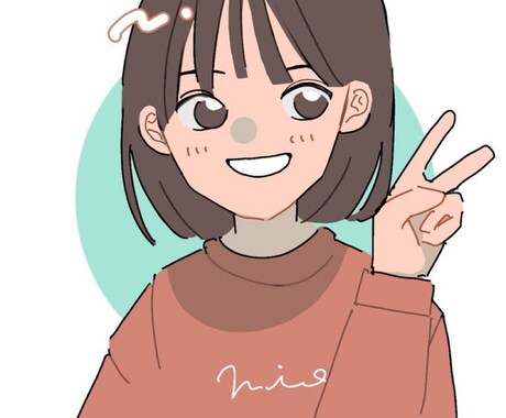 使いやすいSNSアイコン描きます ココナラ初サービス提供の為12月末迄お試し価格で御提供します イメージ1