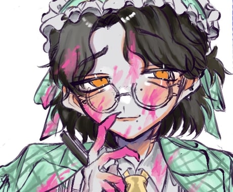 お客様と相談し、ダークなおとこの娘、男性を描きます あなたの理想のおとこの娘、男性を描きます❣️❣️ イメージ2