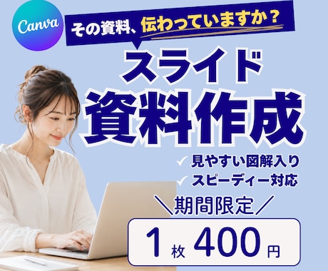 Canvaで一目で伝わる！スライド資料作成致します Canvaでセミナースライド講座スライドを作成　お手頃価格 イメージ1