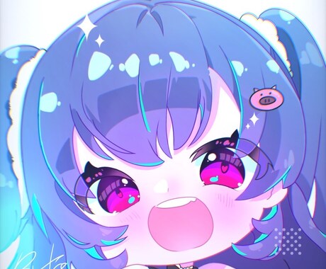 SNSでご利用頂けるアイコンの制作を致します イメージ1