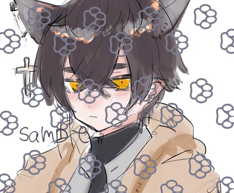 かわいめのミニキャラを描きます 依頼主様希望でゆるっと描きます イメージ2