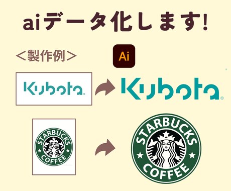 画像・ロゴをAiデータにトレースします あなたの画像を丁寧にトレースします！ イメージ2