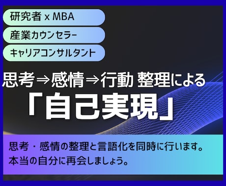思考⇒感情⇒行動整理術でモヤモヤをすっきりさせます イメージ1