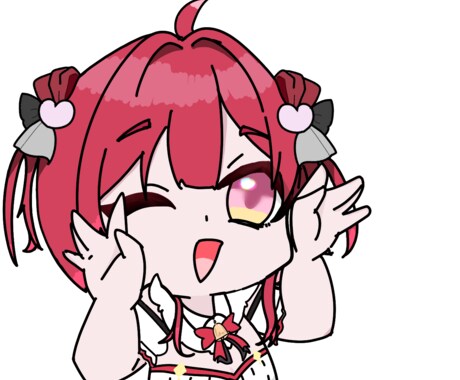 ミニキャラが欲しい方に向いてます ベタ塗りでミニキャラを書くのが得意です イメージ2