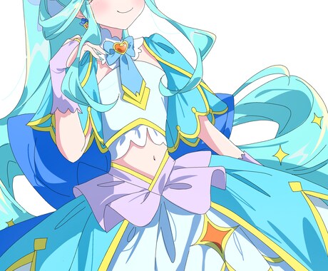 キラキラなアニメ塗りイラスト描きます 限定価格☆先着10名様のみ40％オフ！ イメージ2