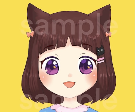 SNSやブログに使えるかわいいアイコン作成します TwitterやYouTubeなどでご利用いただけます イメージ1