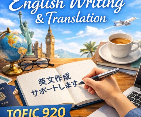 日本語を自然な英語に翻訳します やさしい英語で、誰にでも伝わる“読まれる文章”に整えます イメージ1