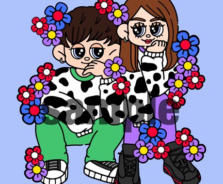 イラストお描きします アイコンやプレゼントにいかがですか☻❁ イメージ2