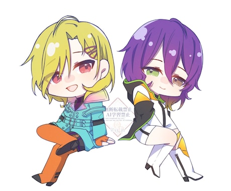 デフォルト絵作成いたします シンプルかつ可愛いデフォルト絵 イメージ1