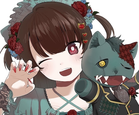 5名様限定☆可愛い女の子のイラストを安く制作します 商用利用◎SNSアイコン等にどうぞ！ イメージ1