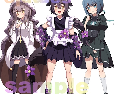 ソシャゲ調の立ち絵描きます 修正無しのサービス価格プラン♪ イメージ2