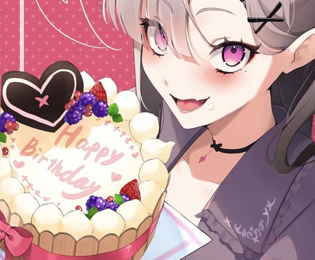 サムネイル//歌みた等のイラスト描きます 動画配信で目を引くイラスト作成します！ イメージ2