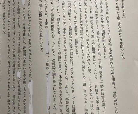 印象に残るスピーチを提供します 学生⇒選挙や行事･課題原稿    社会人⇒結婚式や手紙の原稿 イメージ1