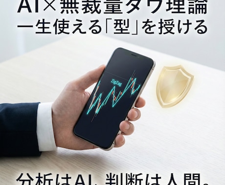 AI×無裁量ダウ理論。一生使える勝てる型を授けます 会社員専用の時短術。迷いを消去し淡々と勝ち続けるFX環境構築 イメージ1