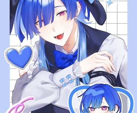 商用利用OK！かっこいい男性のイラストを制作します 二次創作や立ち絵などもぜひお任せ下さい！ イメージ1