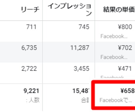 広告運用のアドバイス致します まずは画像の運用実績をご覧ください イメージ2