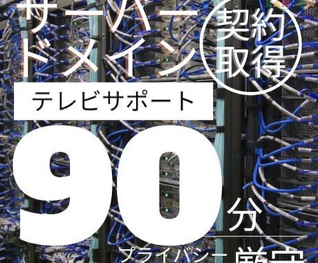 サーバー契約・ドメイン取得サポートをサービスします 90分の枠内で数日間に分けて一緒に行います イメージ1