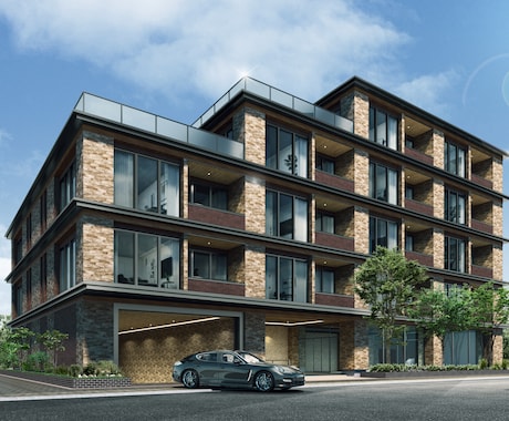 目を惹き、魅力が最大限に伝わるパースを制作致します 図面が無くても