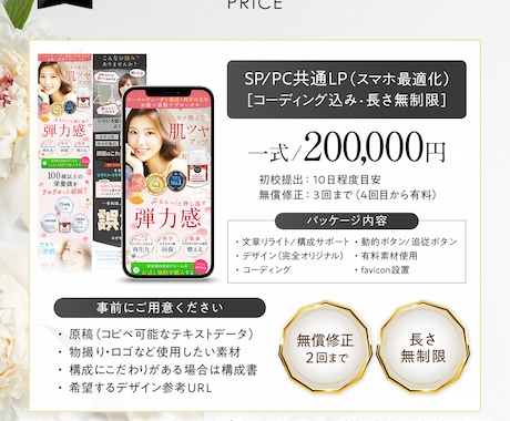 PRO認定│目的達成につながるLP制作します 物販/事業案内/講座などジャンル不問！売上＆反響アップ！ イメージ2