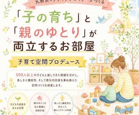 子どもの成長とインテリアを両立するお部屋を考えます 元教員/インテリアコーディネート/おしゃれ/整理収納/子育て イメージ1