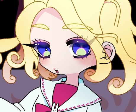 SNSアイコンや立ち絵などのイラストを制作します 最短2日での入稿も可能です。よろしければ イメージ2