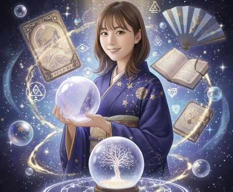 多角鑑定•運命・本質・未来を立体的に読み解きます 複数占術であなたの本質と流れを丁寧に読み解きます イメージ1