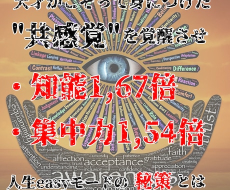 封印された共感覚を覚醒させる奥義を暴露します 天才の知能や集中力をインストールする、国家に隠された秘技とは イメージ1